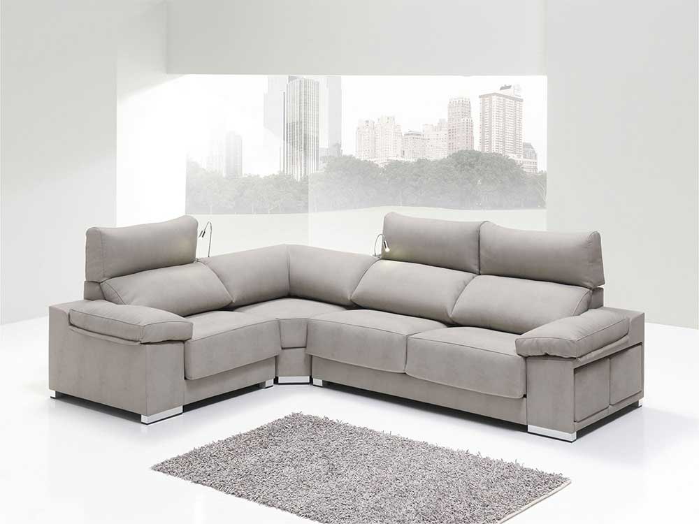Muebles Berrojalbiz sofá gris claro