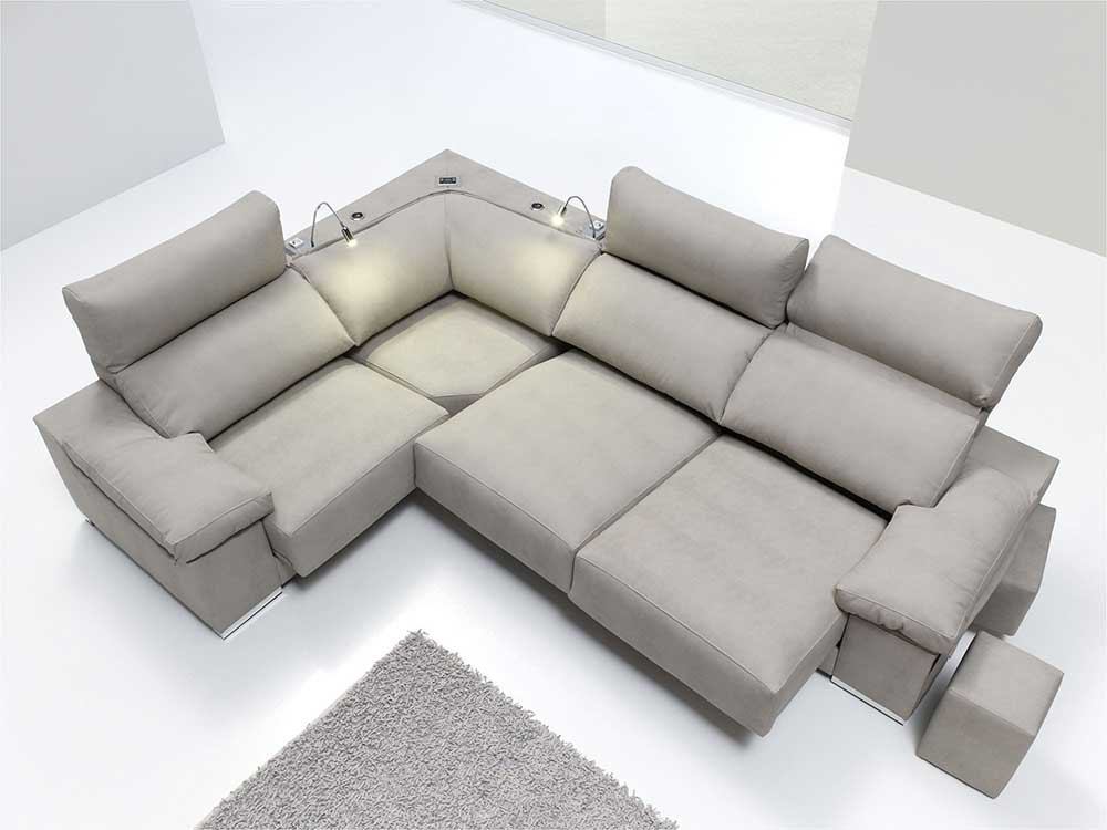 Muebles Berrojalbiz sofá gris