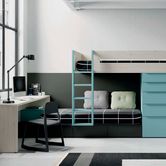 Muebles Berrojalbiz dormitorio juvenil azul