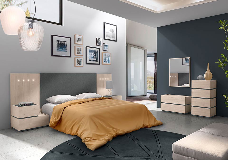 Muebles Berrojalbiz cama con edredón moderno