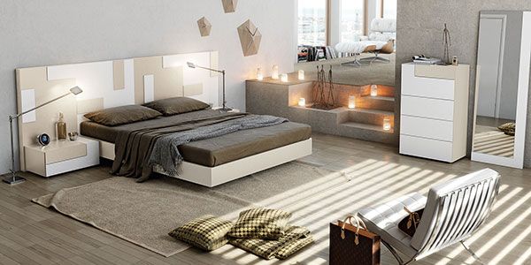 Muebles Berrojalbiz dormitorio con luces