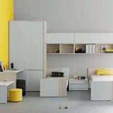 Muebles Berrojalbiz dormitorio juvenil de color amarillo