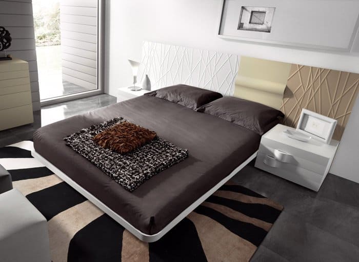 Muebles Berrojalbiz dormitorio con cama gris